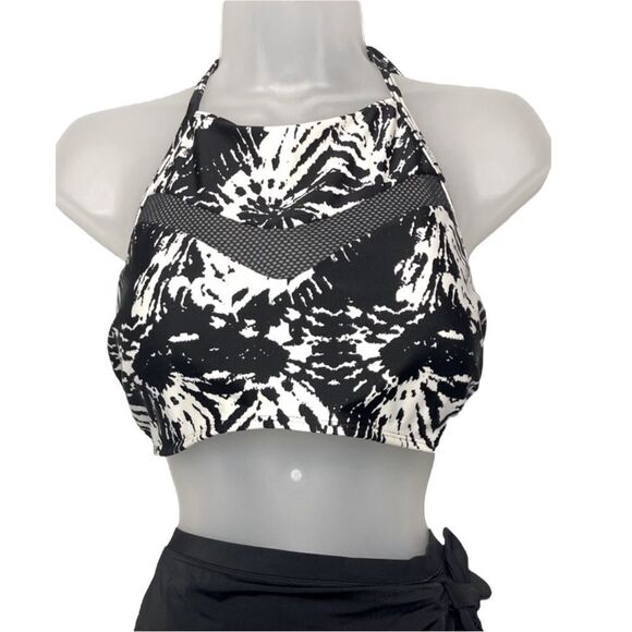 Xhilaration Other - Halter Mesh Front Bikini Top